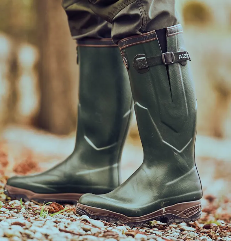 Aigle Parcours 2 ISO Wellingtons in Bronze-4